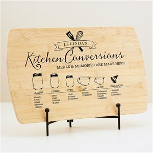 Kitchen Conversions Personalized Wood Cutting Board - 44639