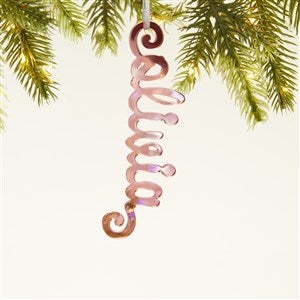 Personalized Acrylic Name Christmas Ornament - Rose Gold - 44700-RG