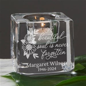 Beautiful Soul Engraved Memorial Ice Cube Votive Candle Holder - 44783