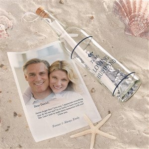 To My Husband Personalized Letter In A Bottle - 44819