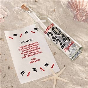 Graduating Class Of Personalized Letter In A Bottle - 44820