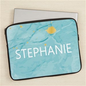 Birthstone Color Personalized 15 Laptop Sleeve - 44839-L