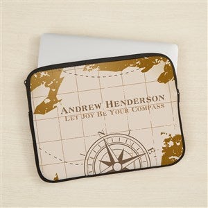 Compass Inspired Personalized 13 Laptop Sleeve - 44856