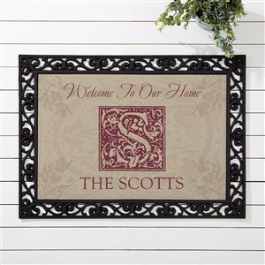 Personalized Doormat - Family is Forever with Monogram - 18x27 - 4489-S