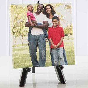 Personalized Mini Photo Canvas - Our Family - 5 1/2 x 5 1/2 - 4493-5x5