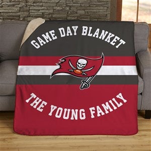 NFL Classic Tampa Bay Buccaneers Personalized 60x80 Sherpa Blanket - 45077-SL