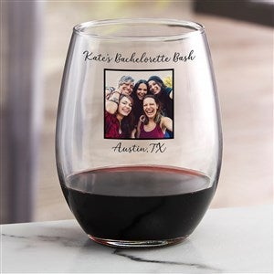 Picture Perfect Personalized Stemless Wine Glass - 45101-S