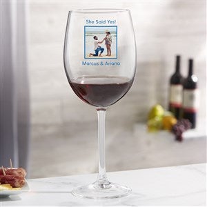 Picture Perfect Personalized Red Wine Glass - 45101-R