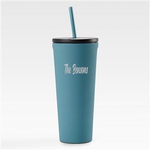 Engraved Corkcicle 24oz Cold Cup with Straw Storm - 45110