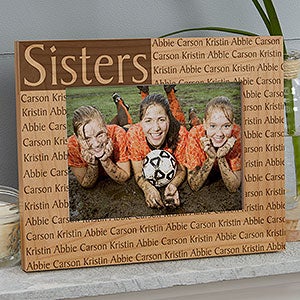 Personalized 4x6 Picture Frame with Custom Title  Names - 4522-S