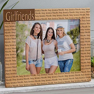 Personalized 8x10 Picture Frame with Custom Title  Names - 4522-L