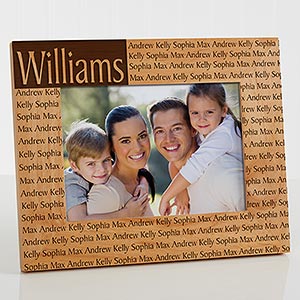 Family Name Personalized 5x7 Picture Frames - 4523-M