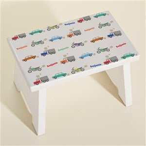 Modes of Transportation Personalized Kids Step Stool - 45269