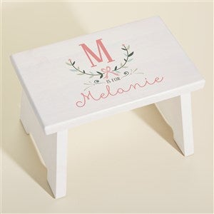 Girly Chic Personalized Kids Step Stool - 45276