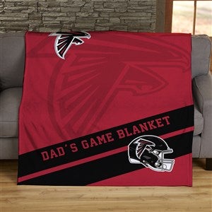 NFL Corner Logo Atlanta Falcons Personalized 60x80 Plush Fleece Blanket - 45450-FL