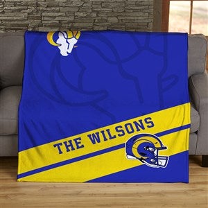 NFL Los Angeles Rams Micro Fleece Throw Blanket