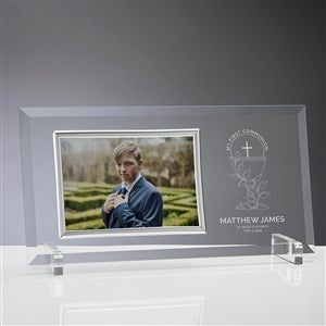 First Communion Icons Personalized Glass Picture Frame - 45567