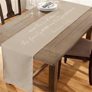 Bless the Food Before Us Personalized Table Runner - 16 x 96 - 45600