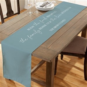 Bless the Food Before Us Personalized Table Runner- 16 x 120 - 45600-L