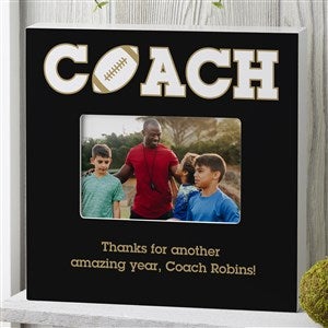 Coach Personalized 4x6 Box Frame- Horizontal - 45648-BH