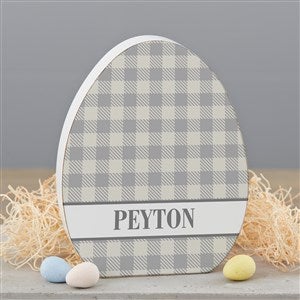 Easter Pattern Personalized Wooden Easter Egg Shelf Decorations  - 45689-E