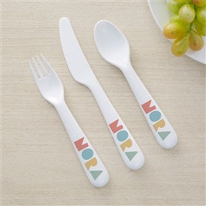 Kids Name Personalized Kids Utensil Set - 45699-U