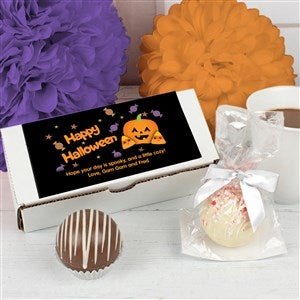 Personalized Halloween Hot Cocoa Bombs - Chocolate  Peppermint - 45795D-CP