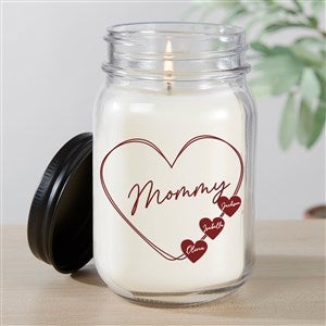 A Mothers Heart Personalized Farmhouse Candle Jar - 45860