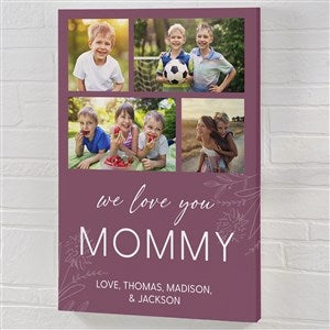 Her Memories Photo Collage Personalized Canvas Print- 12 x 18 - 45888-S