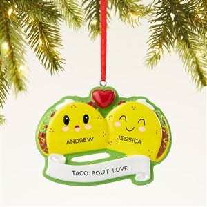 Taco Bout Love Personalized Taco Ornament - 45978-2