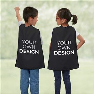 Design Your Own Personalized Kids Cape- Black - 46171-BL