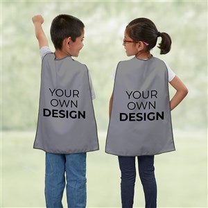 Design Your Own Personalized Kids Cape- Grey - 46171-GR