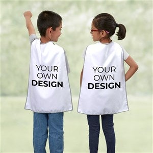 Design Your Own Personalized Kids Cape- White - 46171-W