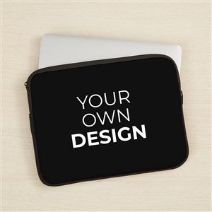 Design Your Own Personalized 13quot; Laptop Sleeve- Black - 46173-B