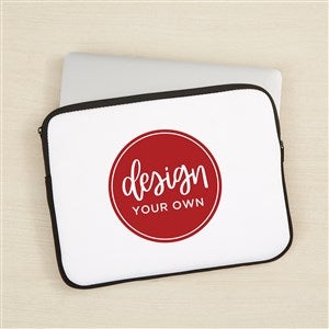 Design Your Own Personalized 13quot; Laptop Sleeve- White - 46173-W