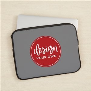 Design Your Own Personalized 13quot; Laptop Sleeve- Grey - 46173-G