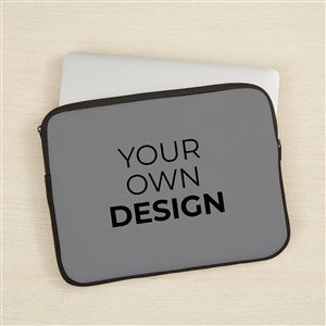 Design Your Own Personalized 13quot; Laptop Sleeve- Grey - 46173-G