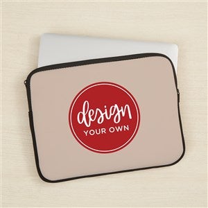 Design Your Own Personalized 13quot; Laptop Sleeve- Tan - 46173-T