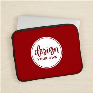 Design Your Own Personalized 13quot; Laptop Sleeve- Red - 46173-R