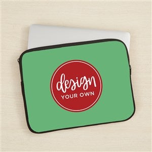 Design Your Own Personalized 13quot; Laptop Sleeve- Green - 46173-GR
