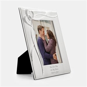 Engraved Intertwined Heart 5x7quot;Picture Frame - 46270