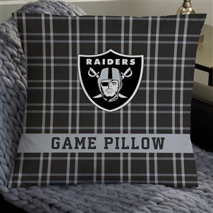 NFL Las Vegas Raiders Personalized 18quot; Throw Pillow - 46332-L