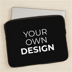 Design Your Own Personalized 15quot; Laptop Sleeve- Black - 46421-B