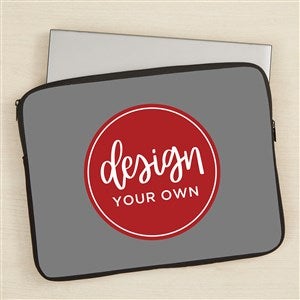 Design Your Own Personalized 15quot; Laptop Sleeve- Grey - 46421-G