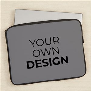 Design Your Own Personalized 15quot; Laptop Sleeve- Grey - 46421-G