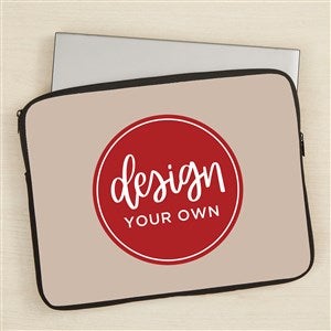 Design Your Own Personalized 15quot; Laptop Sleeve- Tan - 46421-T