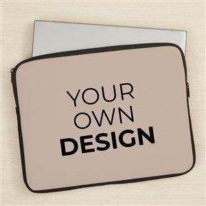 Design Your Own Personalized 15quot; Laptop Sleeve- Tan - 46421-T