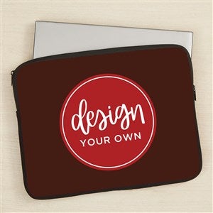 Design Your Own Personalized 15quot; Laptop Sleeve- Brown - 46421-BR