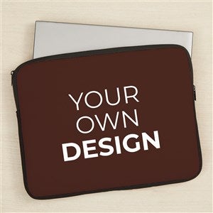 Design Your Own Personalized 15quot; Laptop Sleeve- Brown - 46421-BR