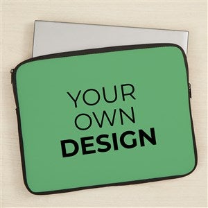 Design Your Own Personalized 15quot; Laptop Sleeve- Green - 46421-GR